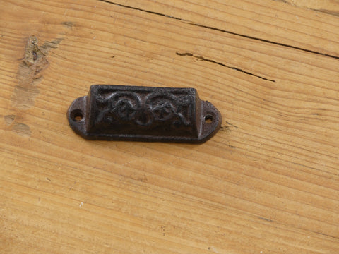 Small Cast Iron 3" Vine Bin Pulls - Midwest Craft House
