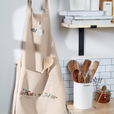 Bunny And A Bee Apron - Primitives by Kathy