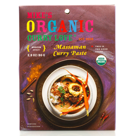 Massaman Curry Paste, 2.8 oz - Mike's Organic Curry Love