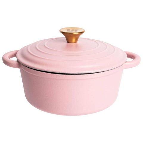 Enameled Cast Iron Dutch Oven: 6 Qt. Green Ombre - Lexi Home