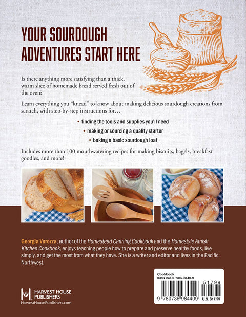 The Homestead Sourdough Cookbook - Harvest House Publishers Gift & Specialty Books