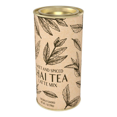 Sweet & Spiced Chai Tea Latte Mix, 7oz Round Tin - McSteven's