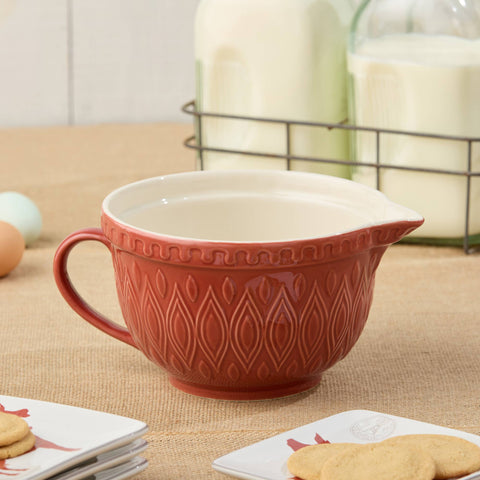 Vintage Farm Stoneware Batter Bowl, 2.5 qt (10"x8"x5") - Certified International