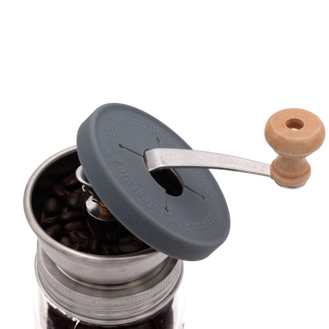 Coffee and Spice Grinder Lid for Mason Jars - Mason Jar Lifestyle