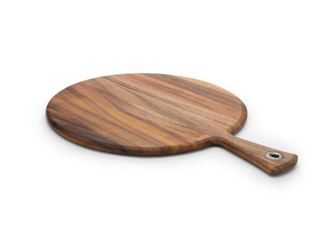 Ironwood Round Provencale Paddle Board, Acacia, 12" x 16" - Fox Run Brands