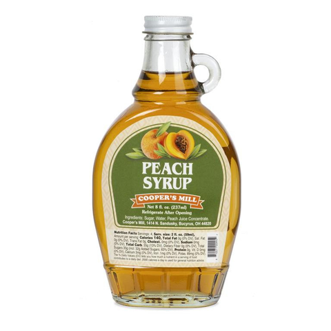 Peach Syrup - 8 fl. oz. - Cooper's Mill
