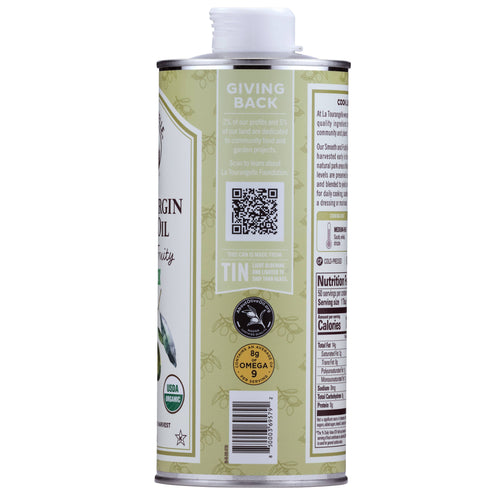 Organic Smooth & Fruity Extra Virgin Olive Oil, 25.4 Fl Oz - La Tourangelle