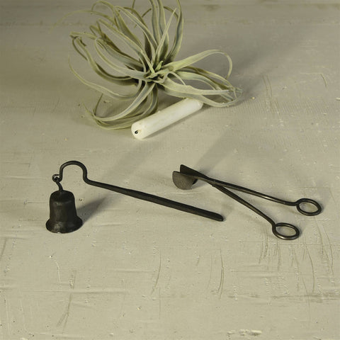 Forged Candle Snuffer, Iron - Black - HomArt
