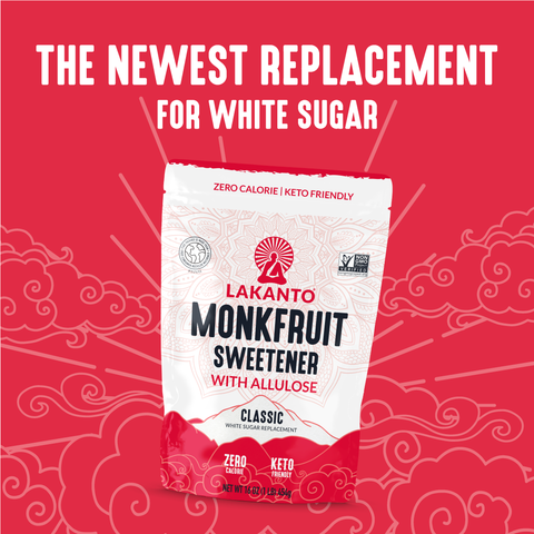 Classic Monkfruit Sweetener with Allulose, 1 lb - Lakanto