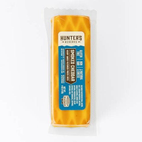 Smoked Cheddar, 4 oz Cheese Bar, Shelf Stable - Hunter's Reserve
