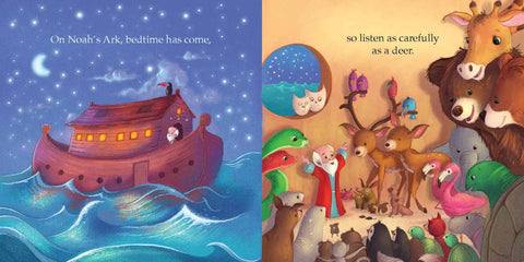 Bedtime on Noah's Ark: Board Book - Harvest House Publishers