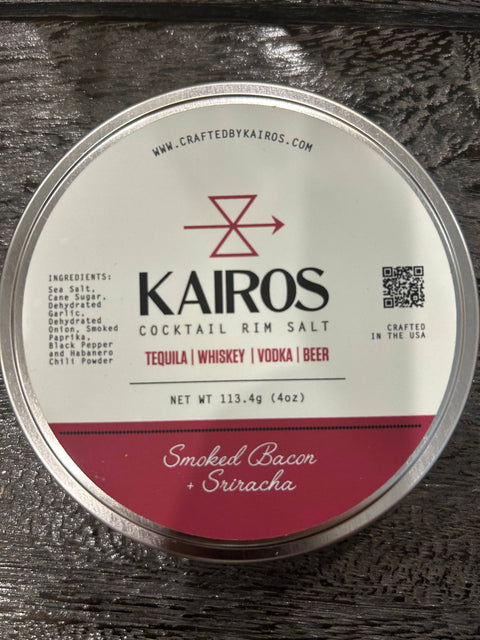 Smoked Bacon + Sriracha Cocktail Rim Salt - Kairos Artisan Blends