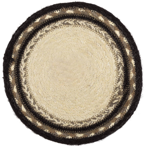 Sawyer Mill Charcoal Pig Jute Trivet, 8 in - VHC Brands