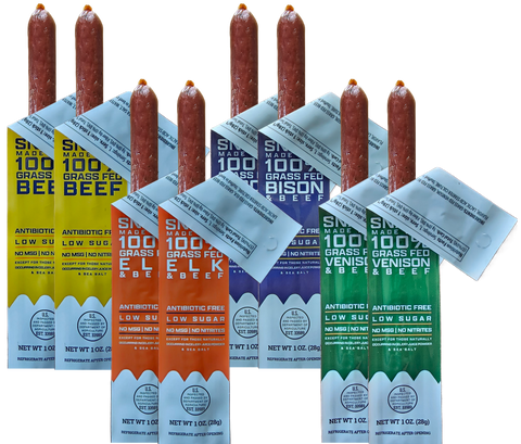 Grass Fed Beef Snack Sticks, 1 oz - APEX Wild Game