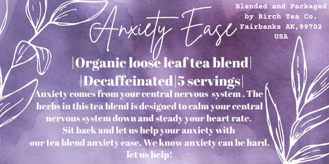 Anxiety Ease - Chamomile Loose Leaf Tea Blend - Birch Tea Co.