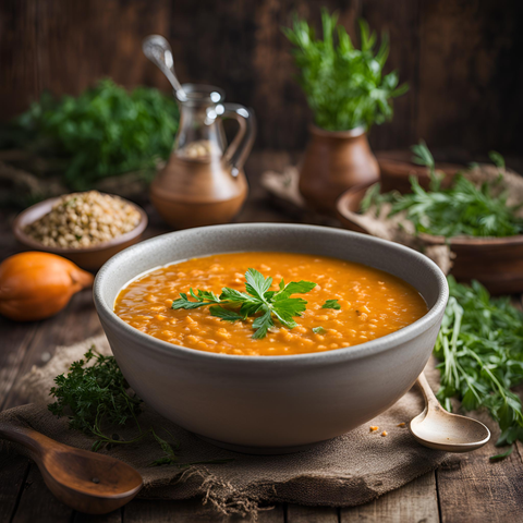 Organic Red Lentils (1 Lb): 16oz - Great River Milling