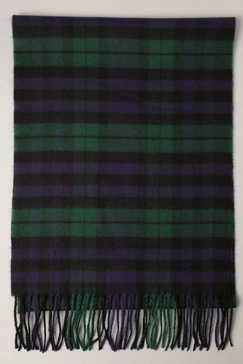 Green Tartan Plaid Softer Than Cashmere Muffler Scarf - One Size - Fashion City