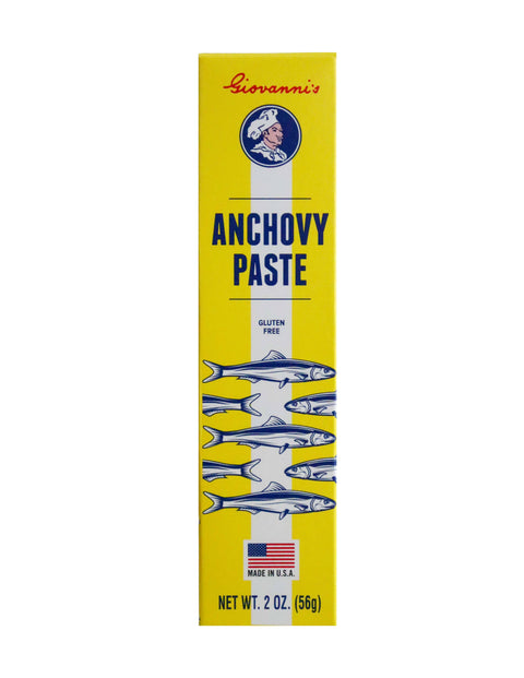 Anchovy Paste, 2 oz Tube, made in USA - Giovanni's