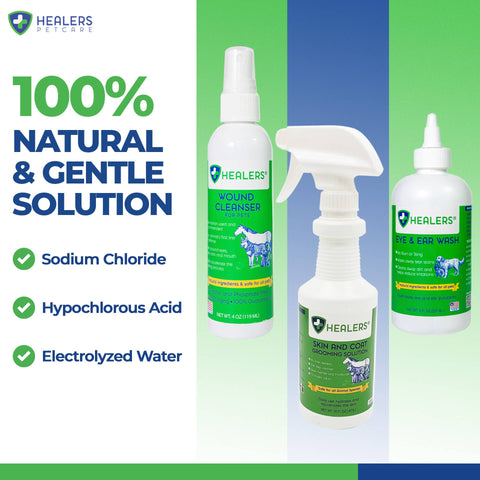 Wound Cleanser For Pets: 8 oz - Healers PetCare