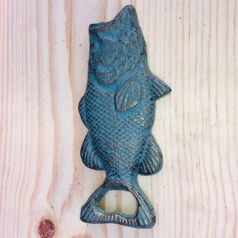 Cast Iron Largemouth Bass/Fish Bottle Opener - Midwest Craft House