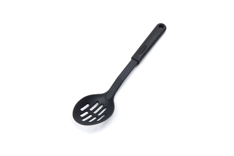 Nylon Slotted Spoon, Black, 12" - Fox Run Brands