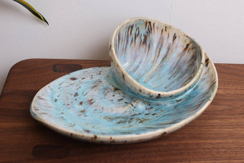 Artisan Swirly Bowls, 8.5 to 9 in - Sawdust and Clay