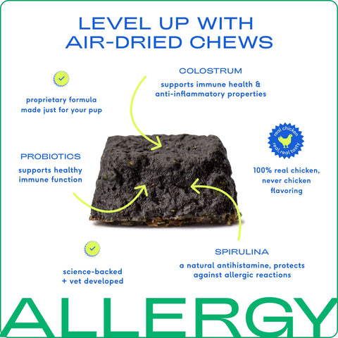 Allergy & Immune Chews, an Allergy & Itch Relief Supplement for Dogs: 30ct - Native Pet