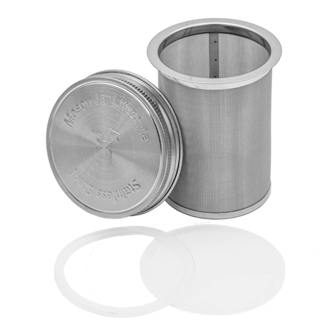 Cold Brew Coffee and Tea Maker Stainless Steel Filter Kit: Half-gallon - Mason Jar Lifestyle