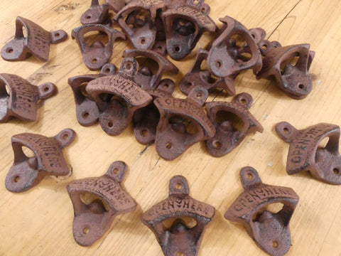 Open Here - A Vintage-Styled Cast Iron Bottle Opener - Midwest Craft House