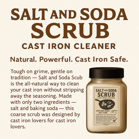 Cast Iron Cleaner, 2.5 lb - Salt and Soda Scrub