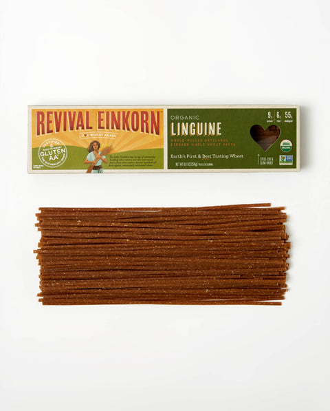 Organic Einkorn Linguine, 8.8 oz - Revival Einkorn