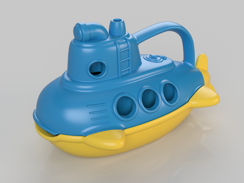 Bubbling Submarine, 2 Pack - Green Toys