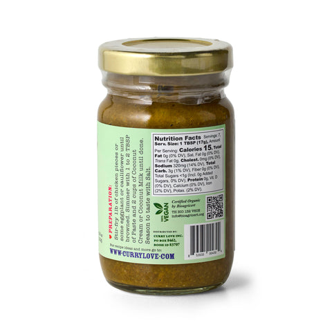 Green Thai Curry Paste, 4.25 oz, ORGANIC - Mike's Organic Curry Love