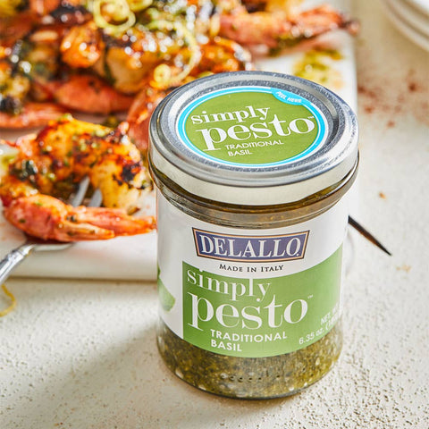 Traditional Basil Pesto Sauce in Olive Oil, 6.35oz - Delallo