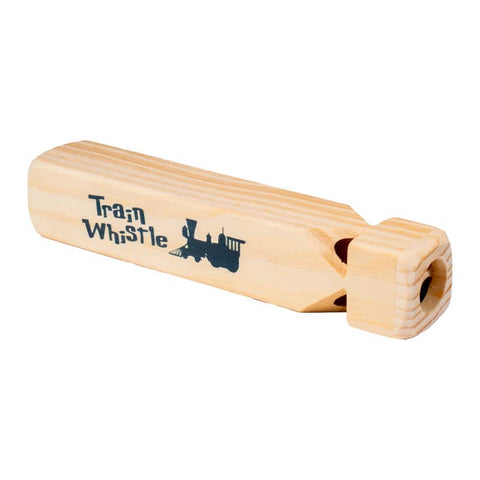 Neato! Classic Wooden Train Whistle, 7.5 in - Toysmith