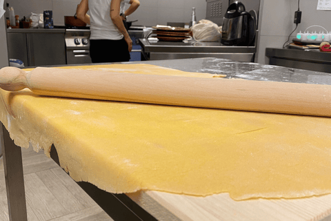 Italian Beechwood 31" Rolling Pin and Dough Scraper Set - Verve Culture