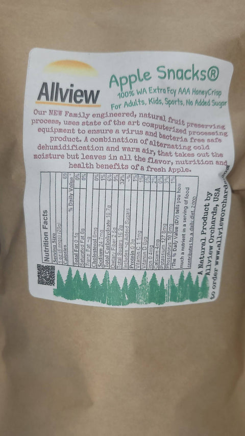Honey Crisp Apple Snacks, 3 oz - ALLVIEW ORCHARDS