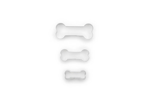 Dog Bone Cookie Cutter Set, 3-Piece, 2” to 3.5” - Fox Run Brands