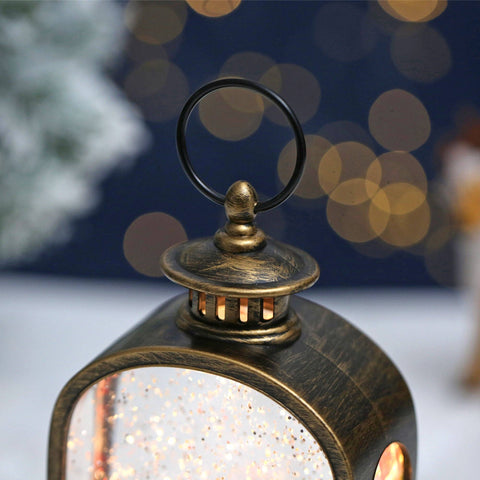 Christmas Vintage Snow Globe Lantern - SINT