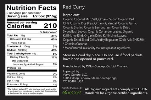 Thai for Two Cooking Kit - Organic Red Curry - Verve Culture