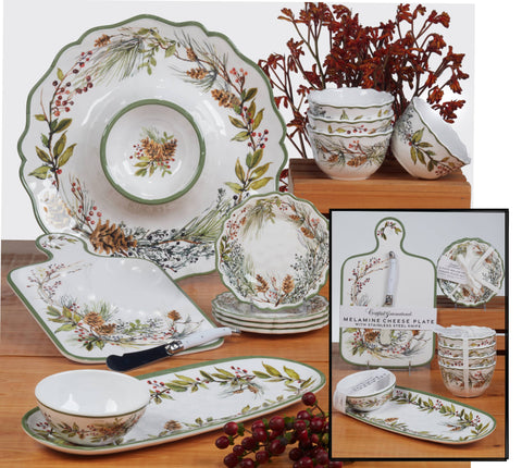 Winters Forest Christmas - Chip & Dip 14.5 in - Certified International