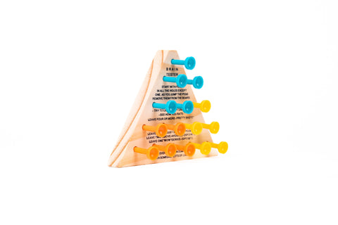 Neato! Classic Wooden Peg Game, Travel Size - Toysmith