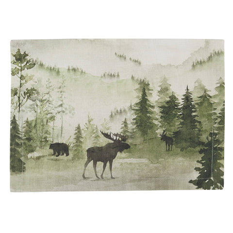Watercolor Wildlife Placemat - Park Designs