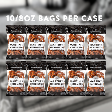 Handmade Pretzels, Salted, 8oz, Extra Dark - Martins Handmade Pretzels