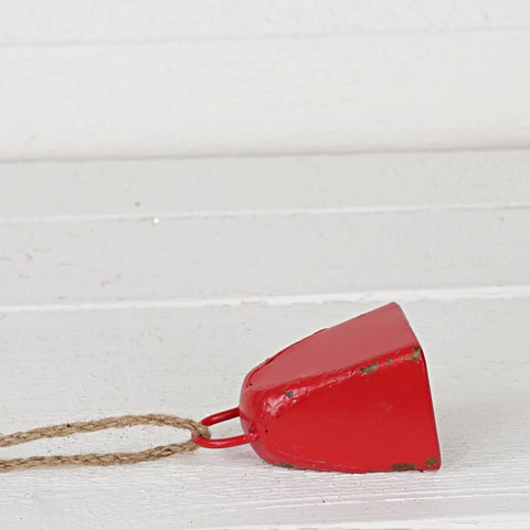 Vintage Red Cow Bell with Loop - Holiday Depot Inc.