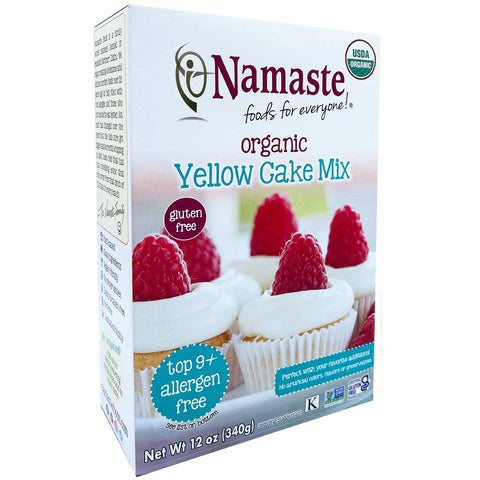 Yellow Cake Mix, 12 oz Gluten Free Organic - Namaste Foods