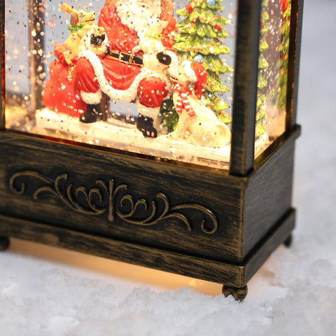 Christmas Vintage Snow Globe Lantern - SINT