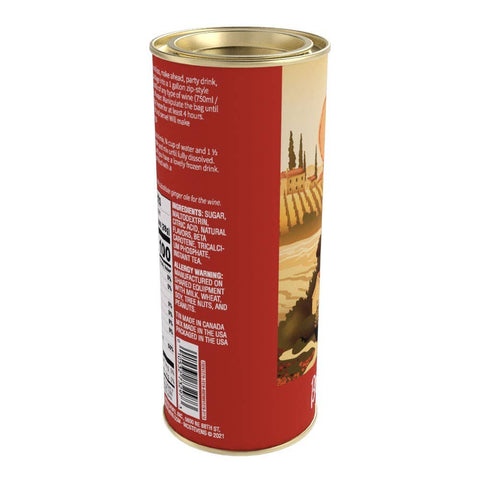 Red or White Wine Slush - Peach Mango, 12oz Round Tin - McSteven's