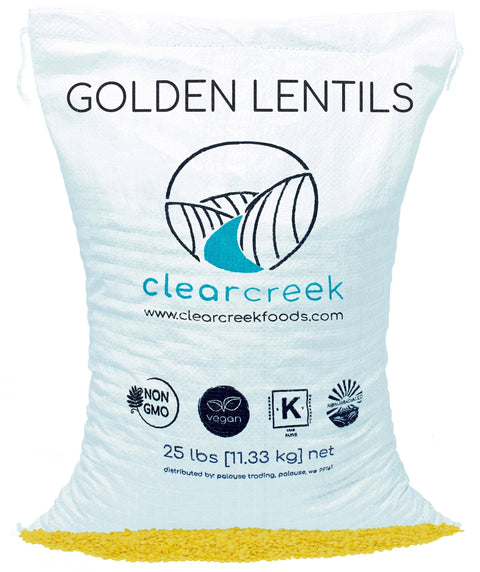 Golden Lentils: 4lb - Palouse Brand