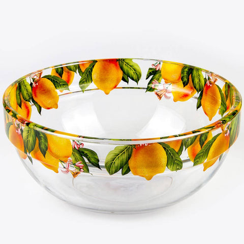Juicy Lemons Serving Bowl, 27 fl oz, Glass